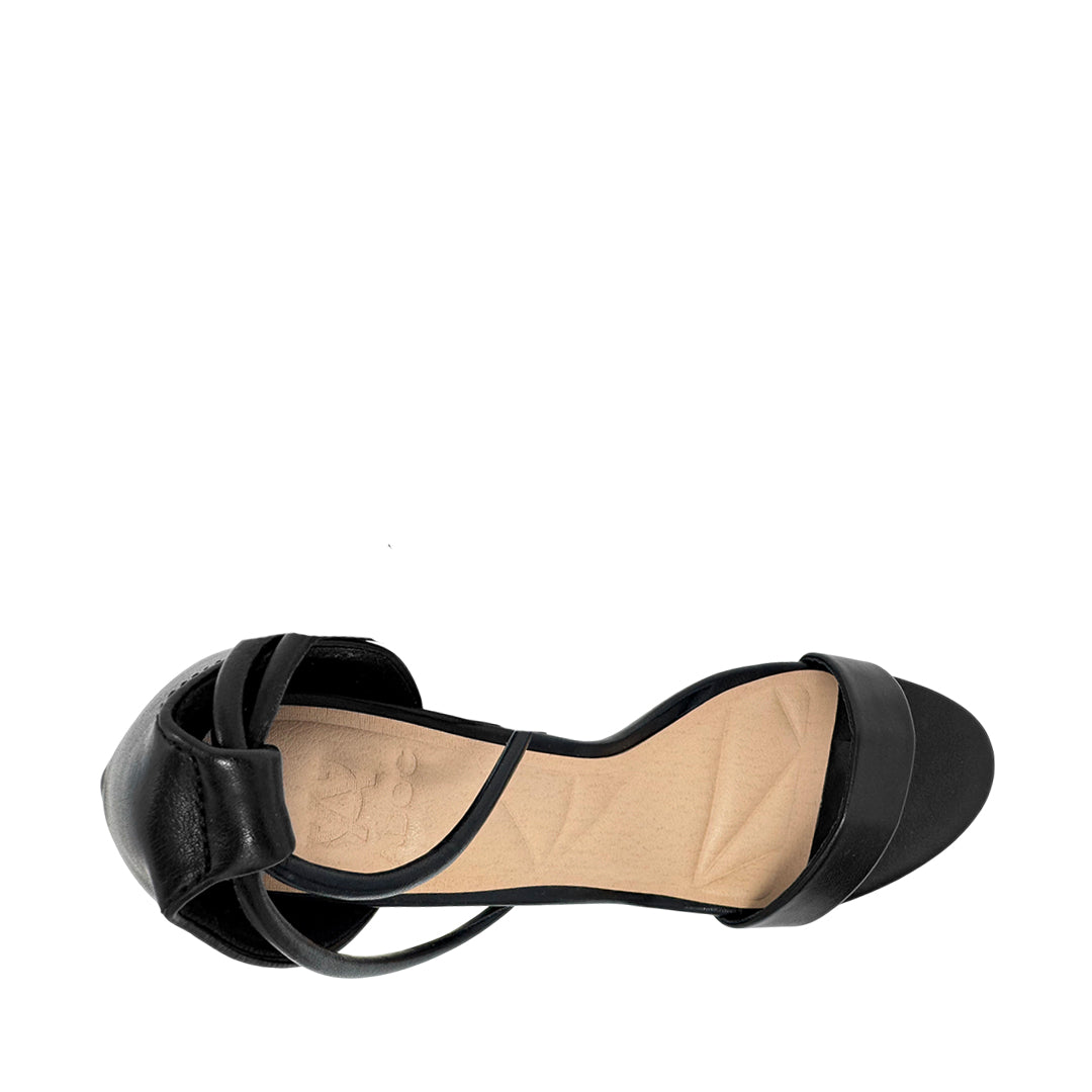Sandalias de tacón Tautou para mujer color negro