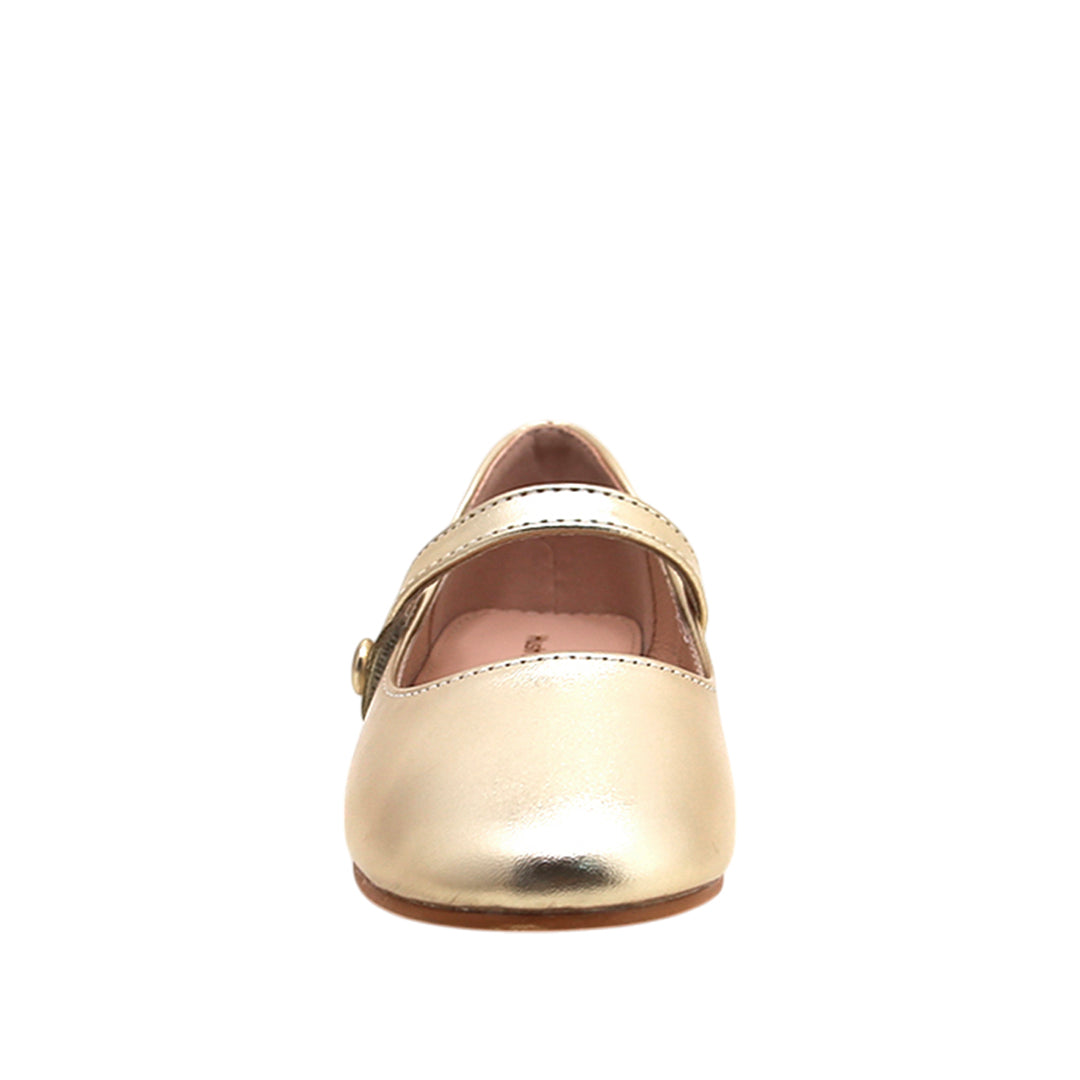 Ballerinas Niza para niña color dorado