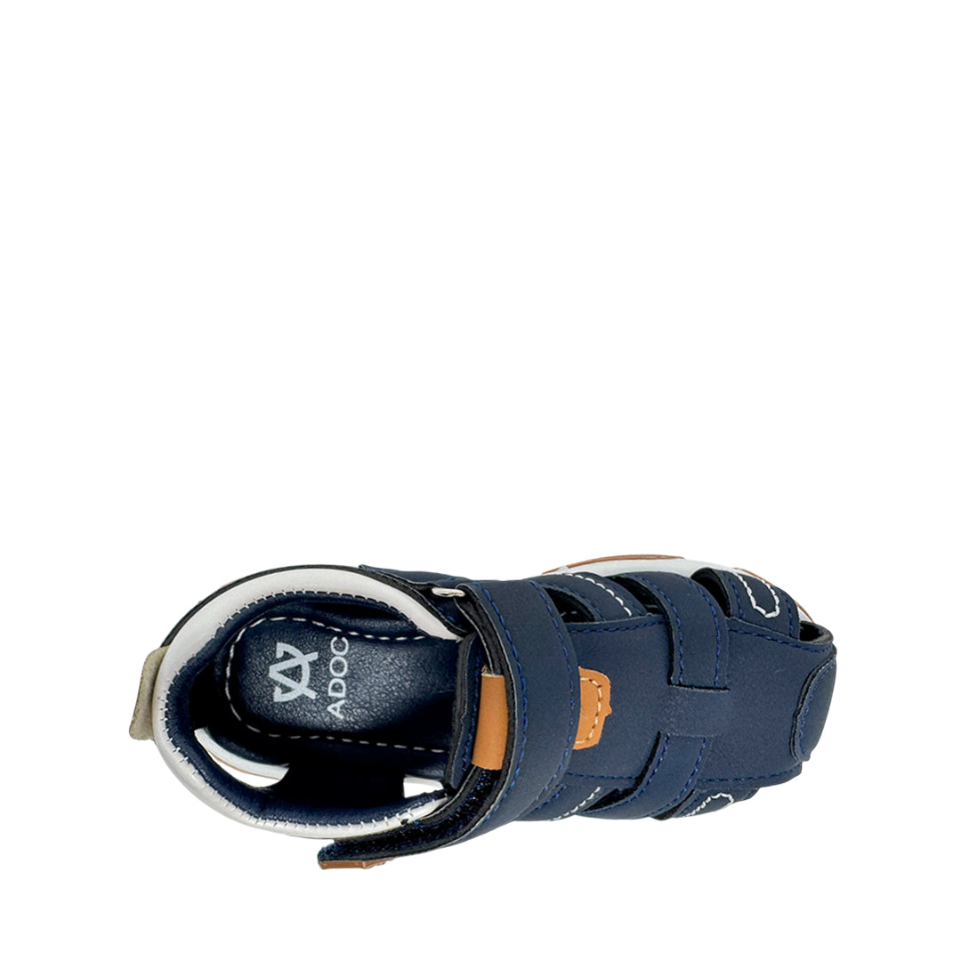 Sandalias Willy para infante color navy
