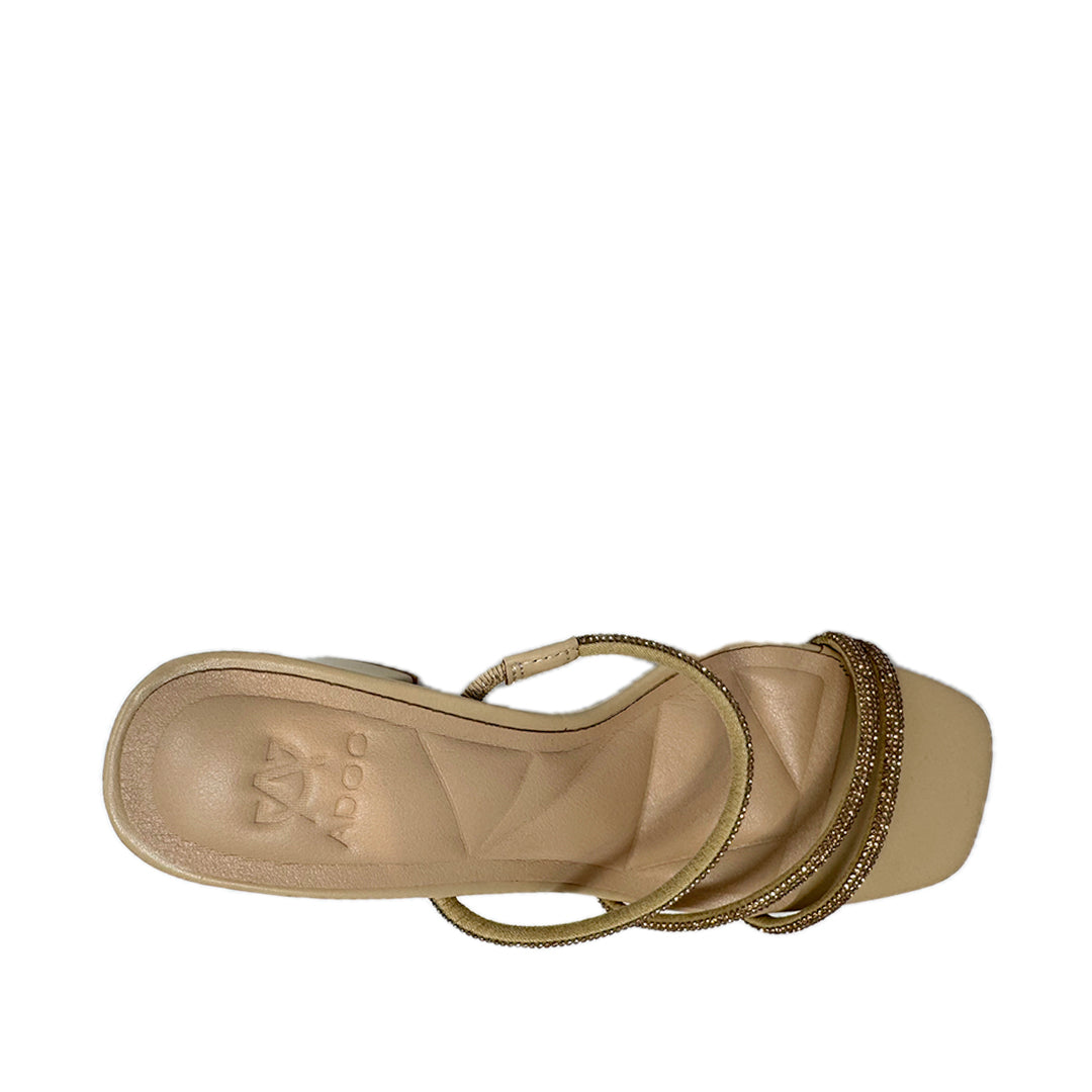 Sandalias de tacón Tilda para mujer color nude