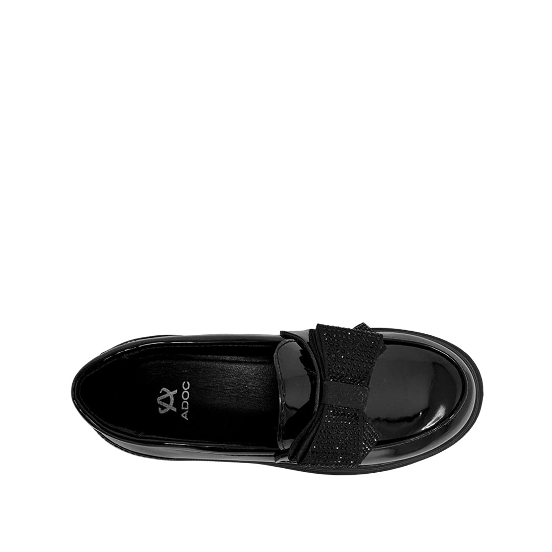 Mocasines Gal para niña color negro