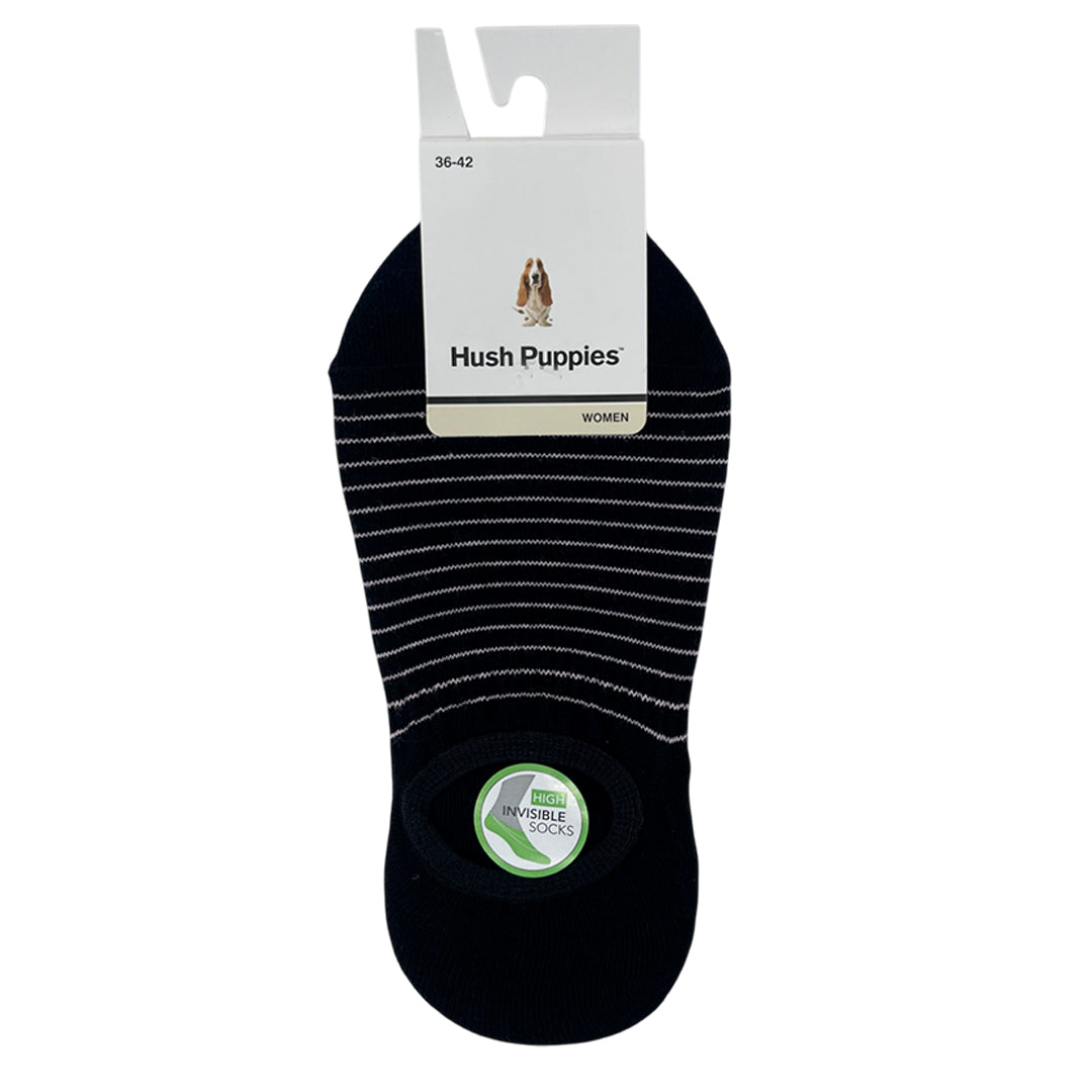 Calcetines invisibles Stripes para mujer color negro