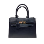 Cartera satchel Alice para mujer color negro