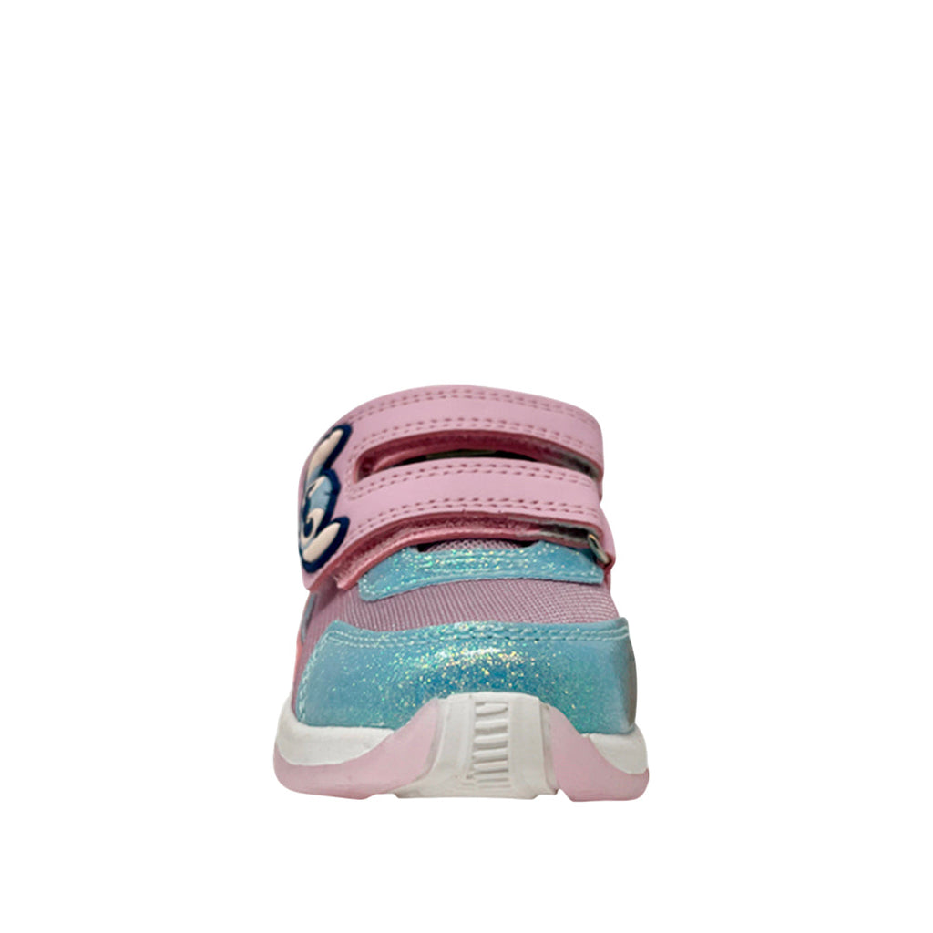 Tennis con luces Stitch para niña color rosado