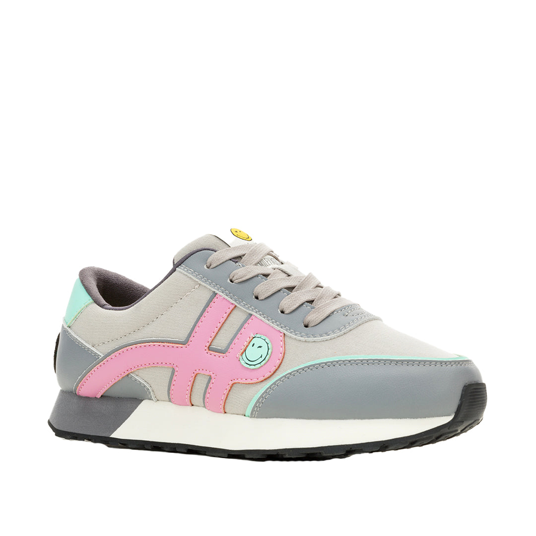 Sneakers Seventy 8 Smiley para mujer color gris