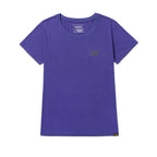 Camiseta Cat Logo para mujer color morado