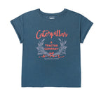 Camiseta Relaxed Graphic para mujer color azul