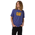 Camiseta Cat Logo para hombre color azul