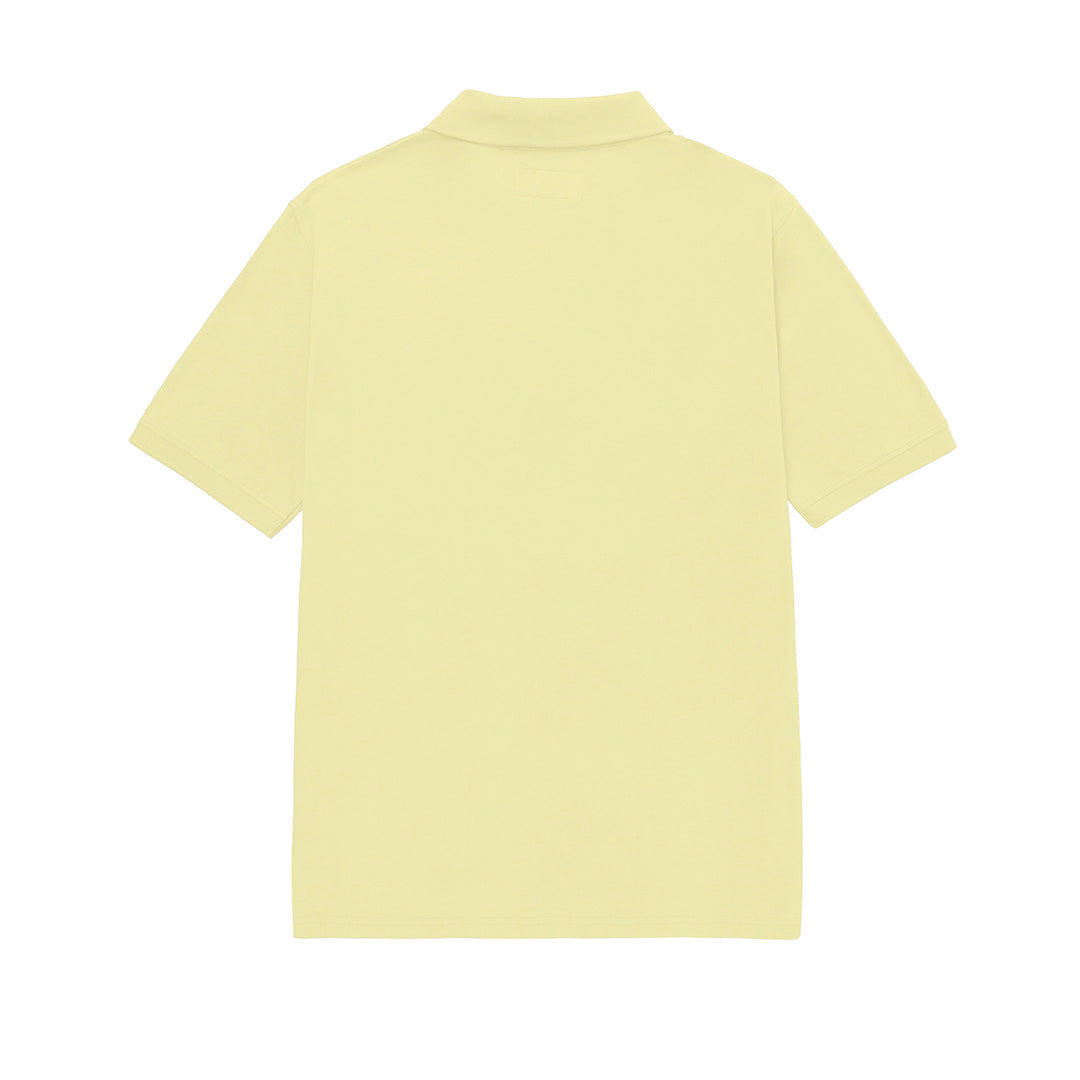 Camisa polo Cat Logo Jersey para hombre color amarillo