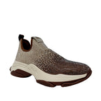 Sneakers slip on Mythical para mujer color café