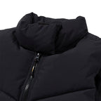 Chaleco Cropped Puffer para mujer color negro