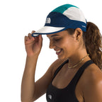 Gorra Summer Lt Run unisex color azul y aqua