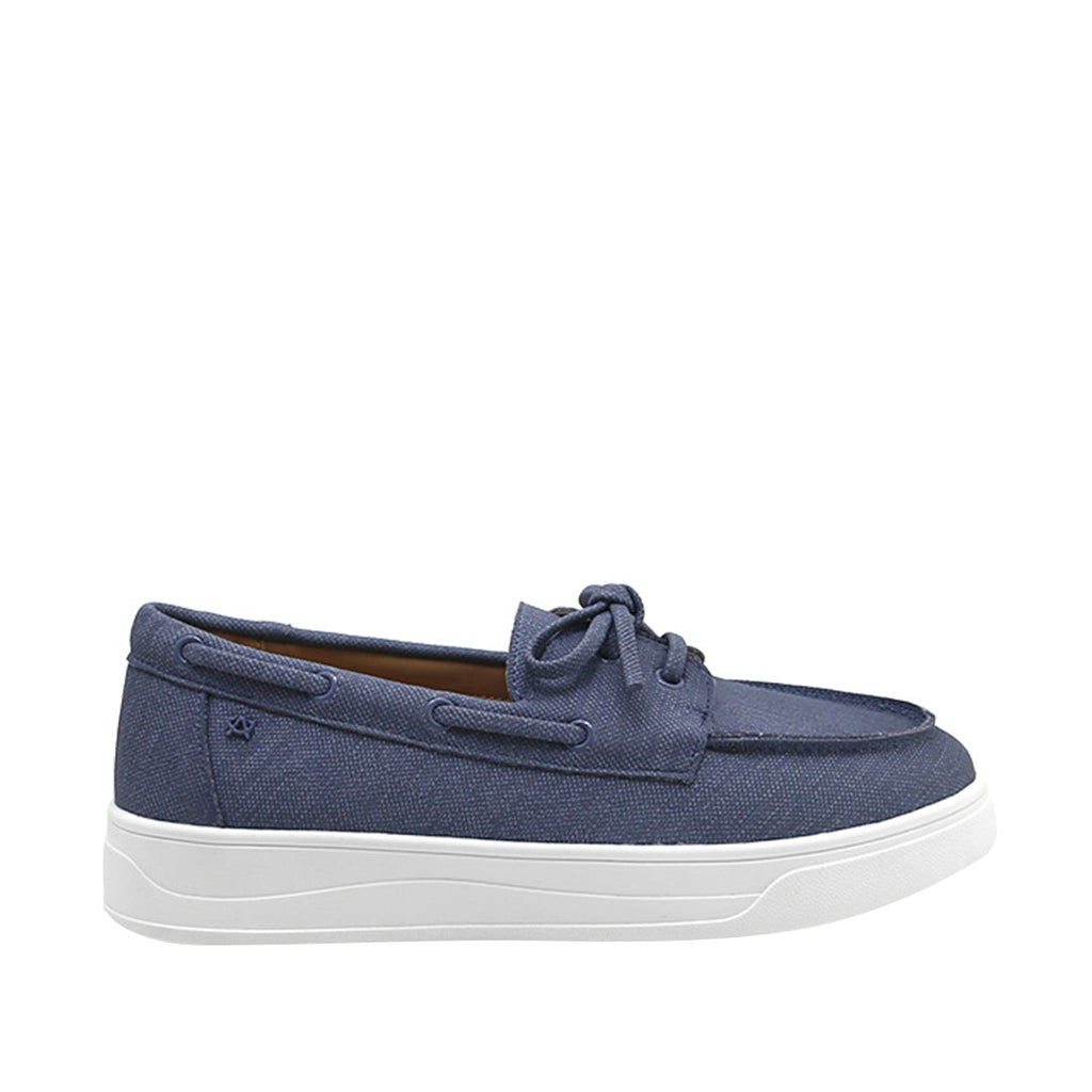 Boat shoes Bob para mujer color celeste