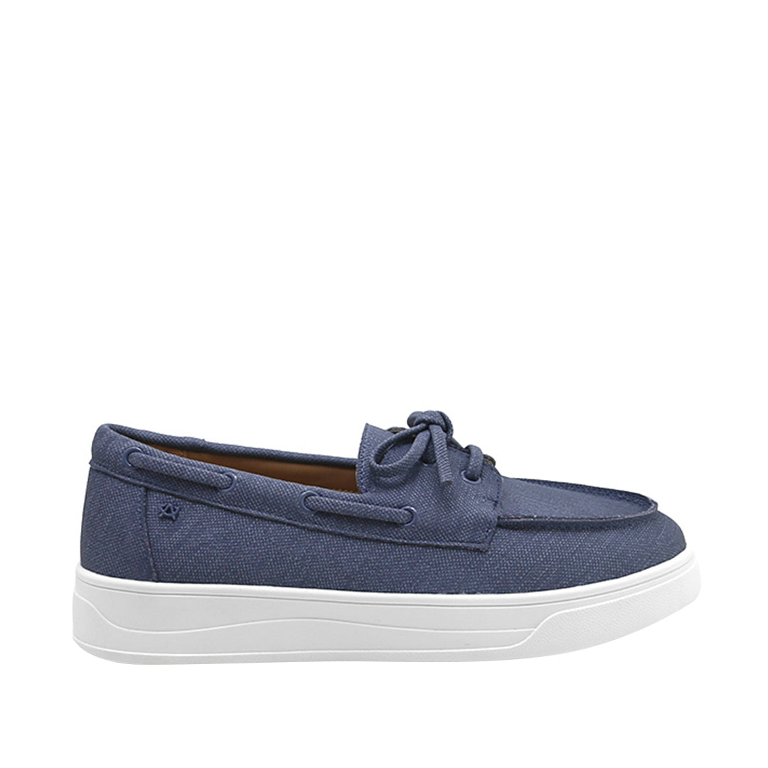 Boat shoes Bob para mujer color celeste