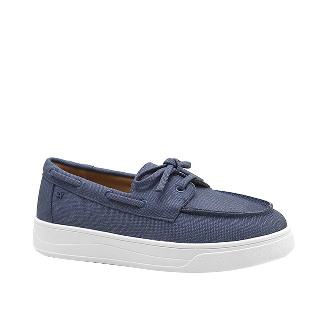 Boat shoes Bob para mujer color celeste