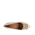 Tacones Willamina para mujer color hueso