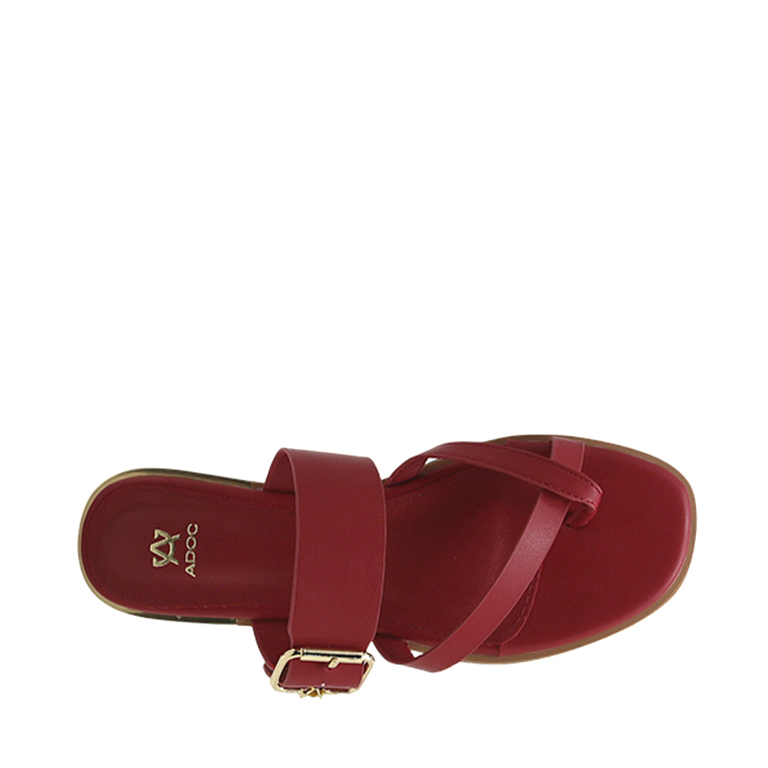 Sandalias flats Malala para mujer color rojo