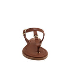 Sandalias flats Alice para mujer color tan