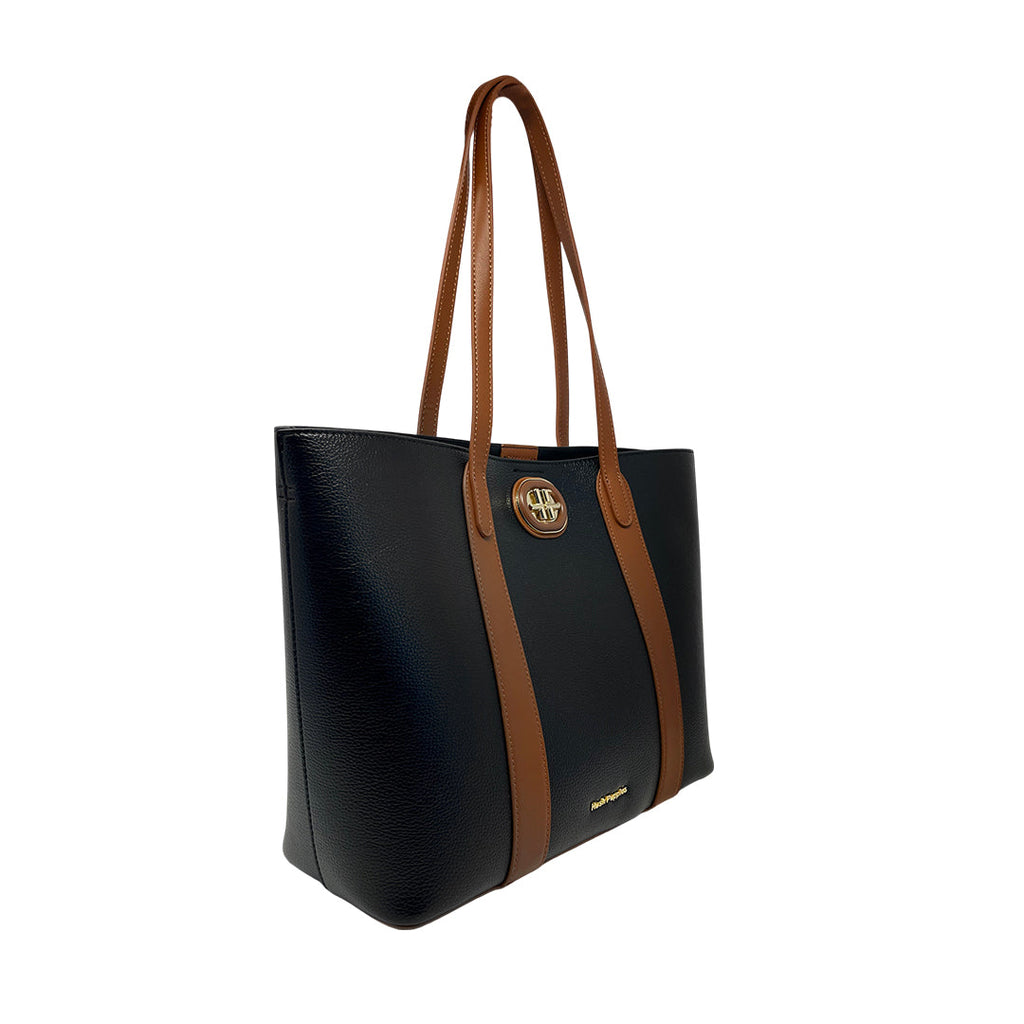 Cartera Tote Camie para mujer color negro