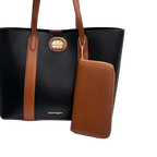Cartera Tote Camie para mujer color negro