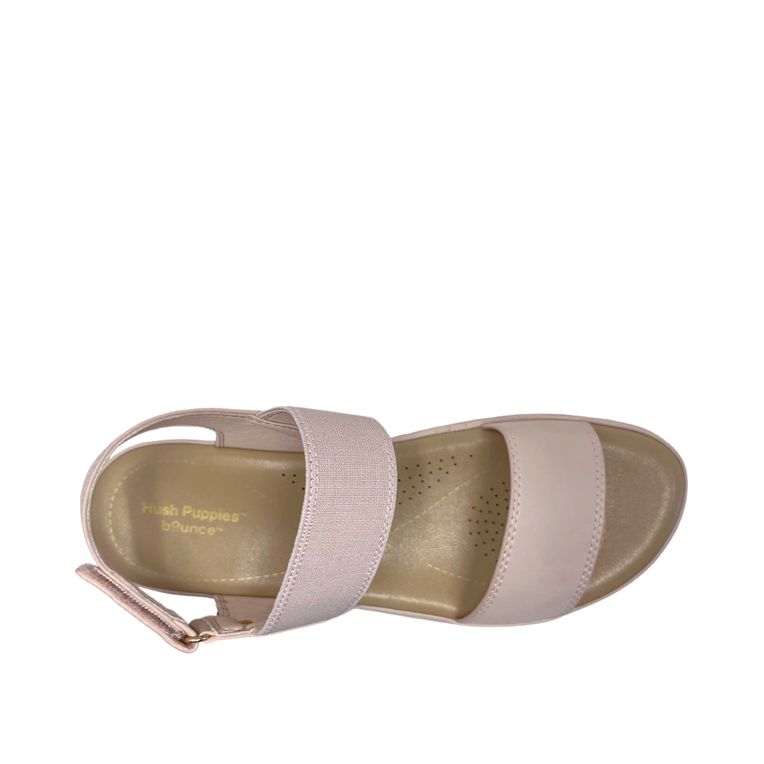 Sandalias flats Denisse para mujer color blush