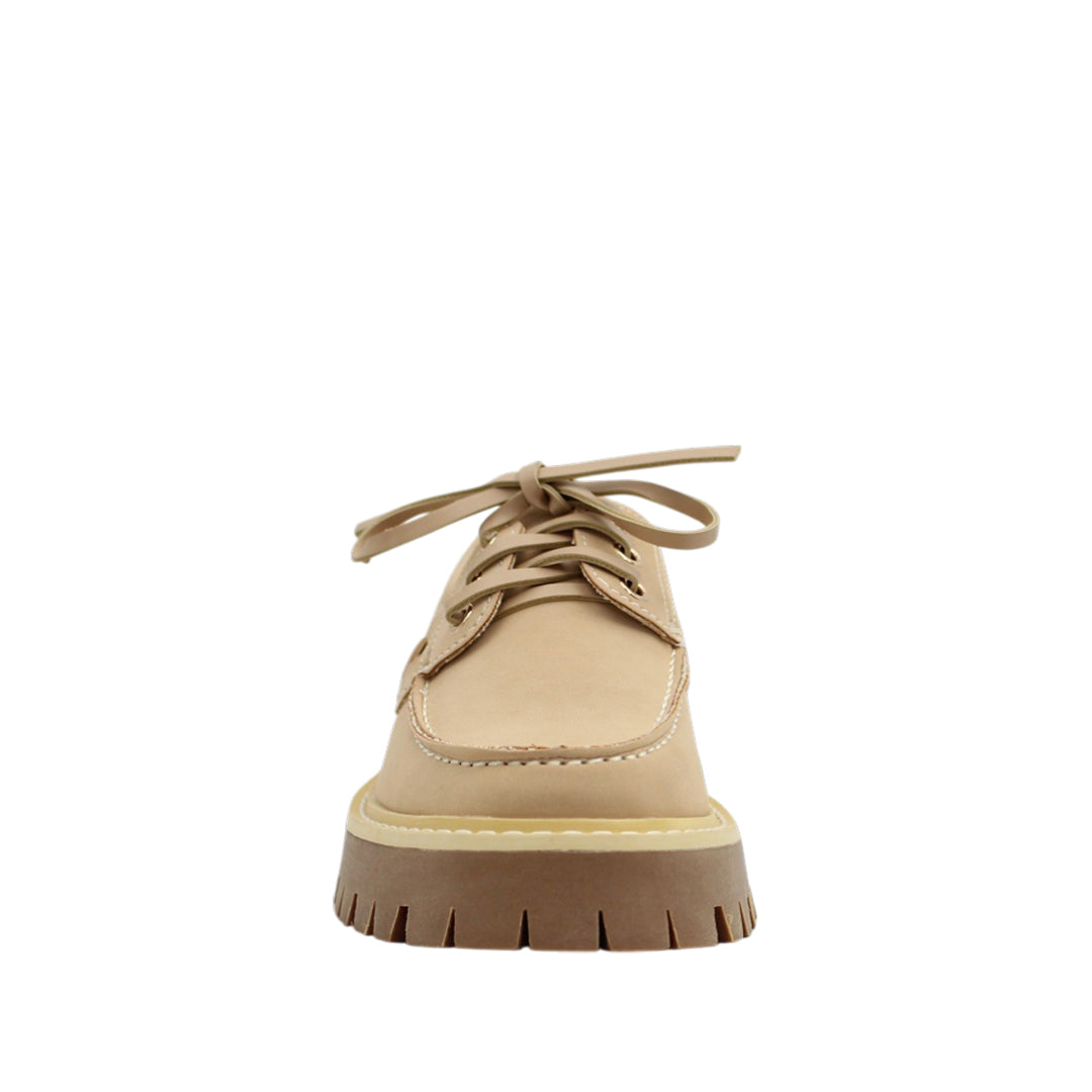 Boat shoes Jerry para mujer color arena