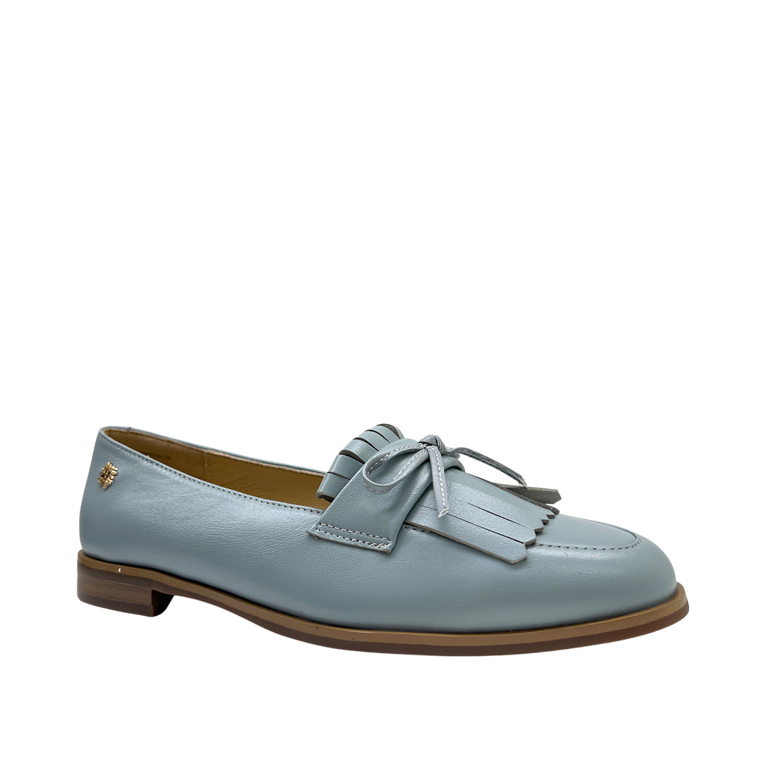 Mocasines Eleonora 6 para mujer color celeste