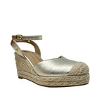 Alpargatas Molly para mujer color dorado