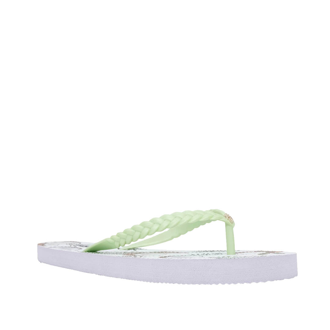 Sandalias Flats Karina para mujer color verde