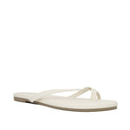 Sandalias flats Kenia para mujer color hueso