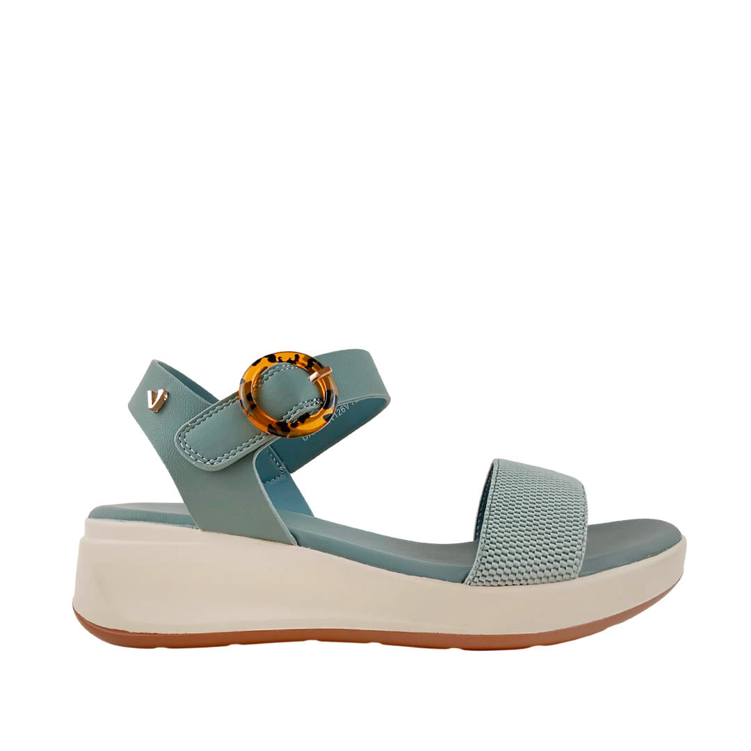 Sandalias Daniela para mujer color celeste