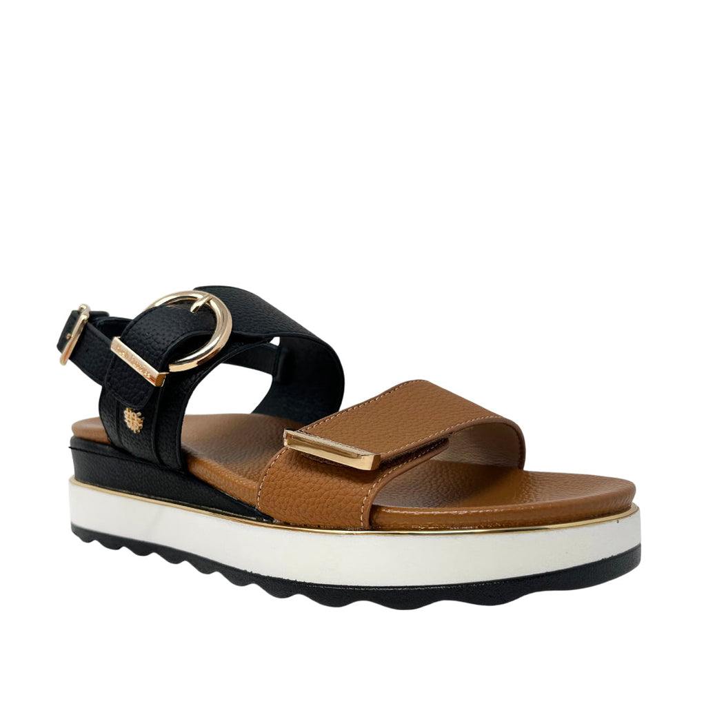 Sandalias Gillian para mujer color tan