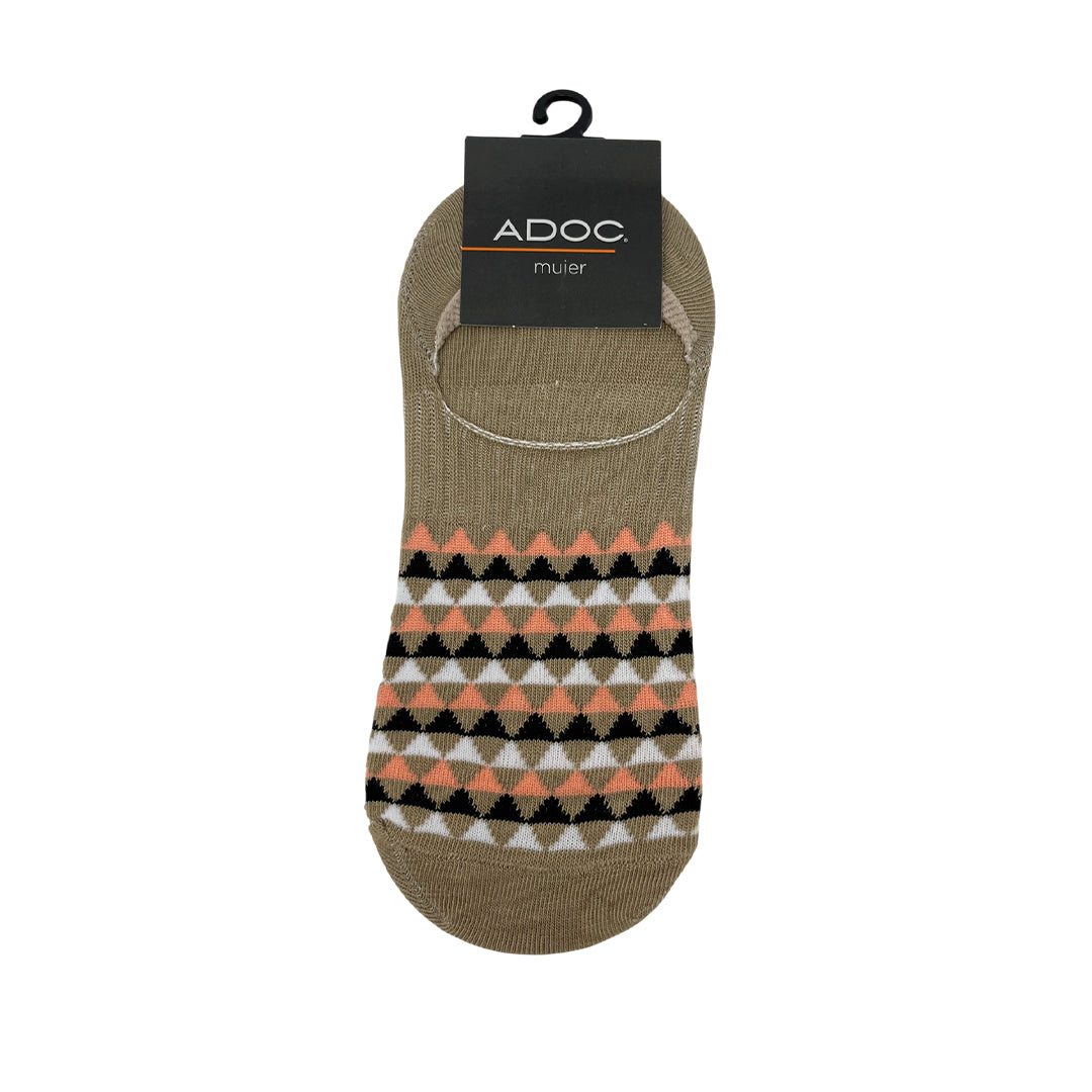 Punteras Tribal para mujer color beige