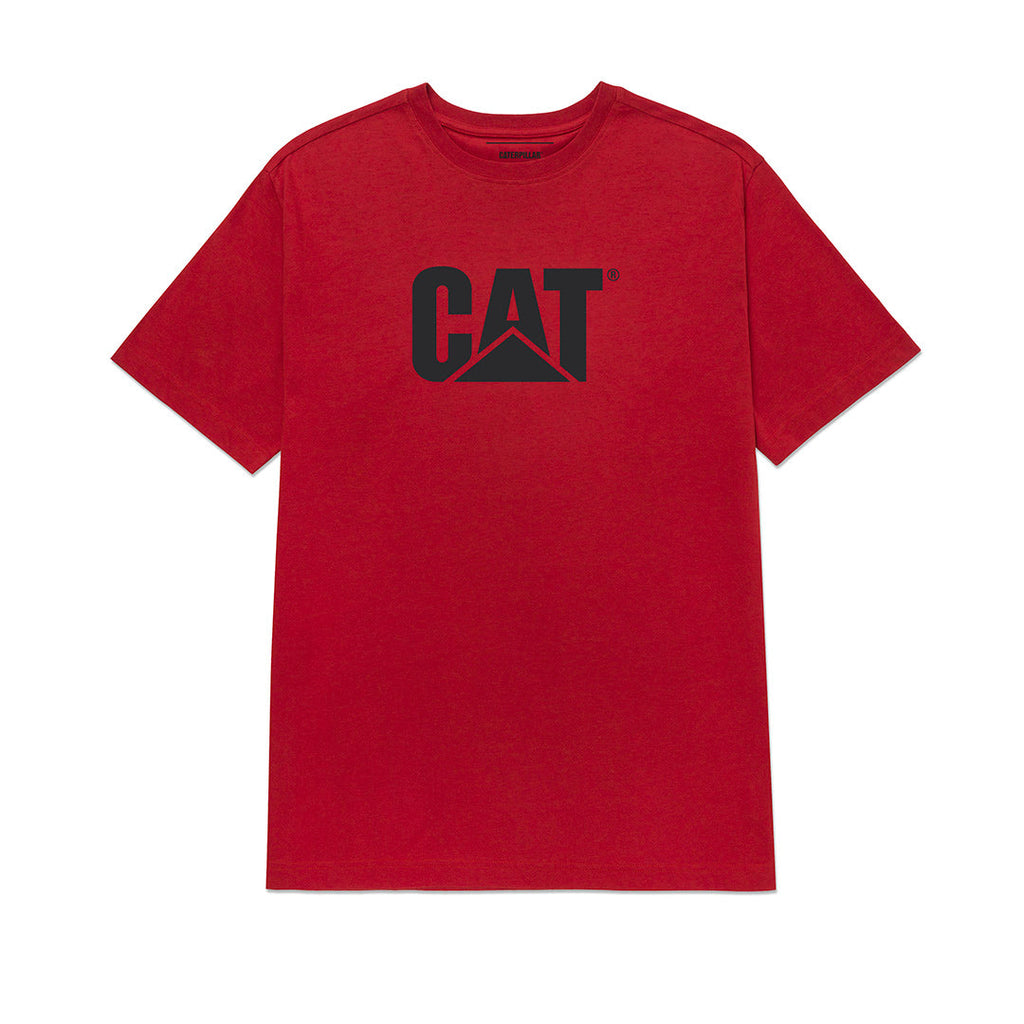 Camiseta Cat Logo para hombre color rojo