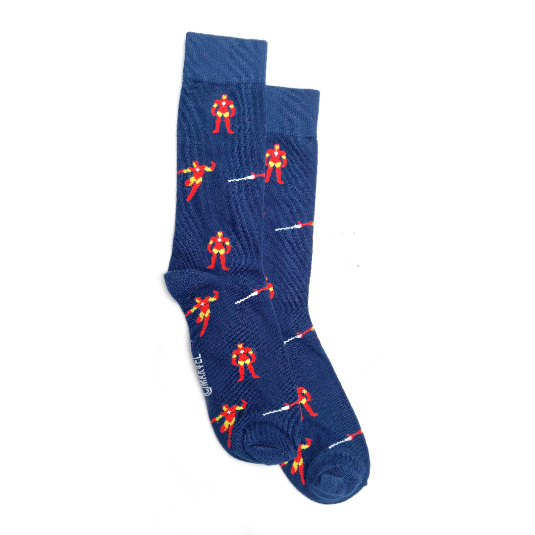 Calcetines Ironman azul para Hombre